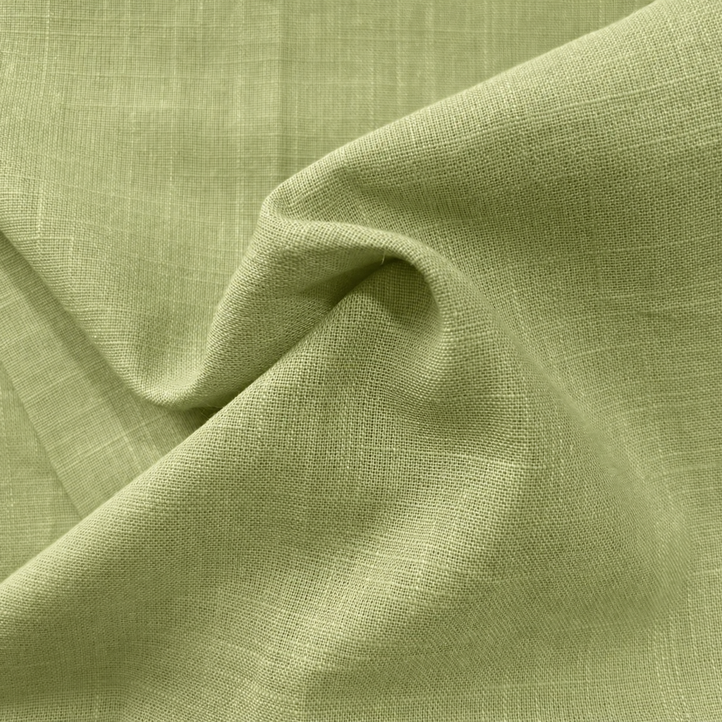 Premium Cotton Slub Solid Dyed Fabric