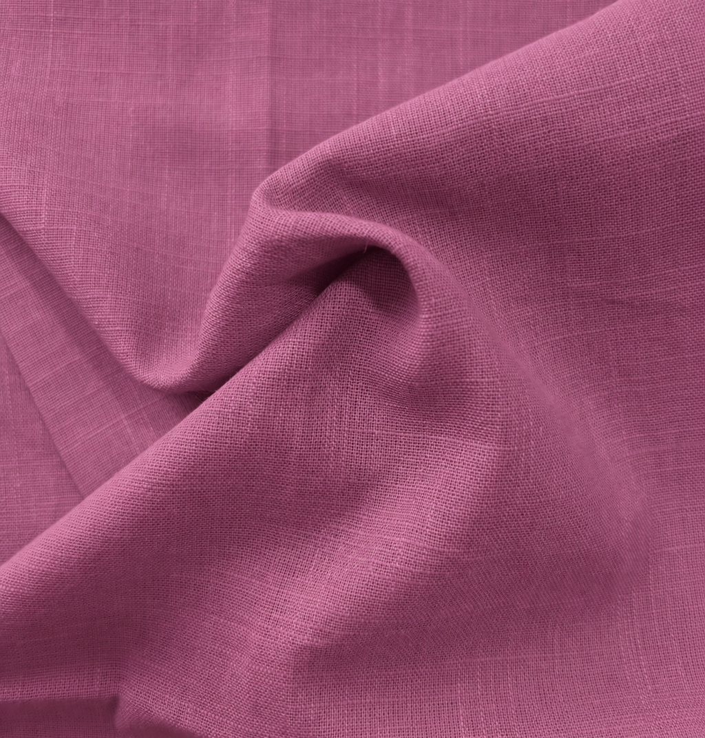 Premium Cotton Slub Solid Dyed Fabric