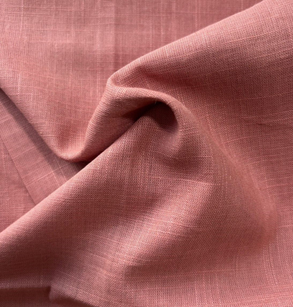 Premium Cotton Slub Solid Dyed Fabric